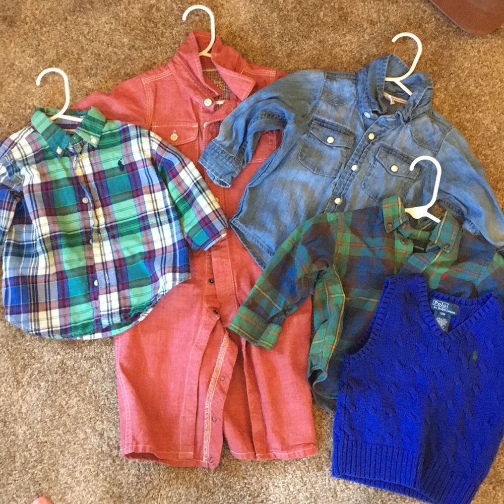 Bundle of Gap and Ralph Laura boy clothes